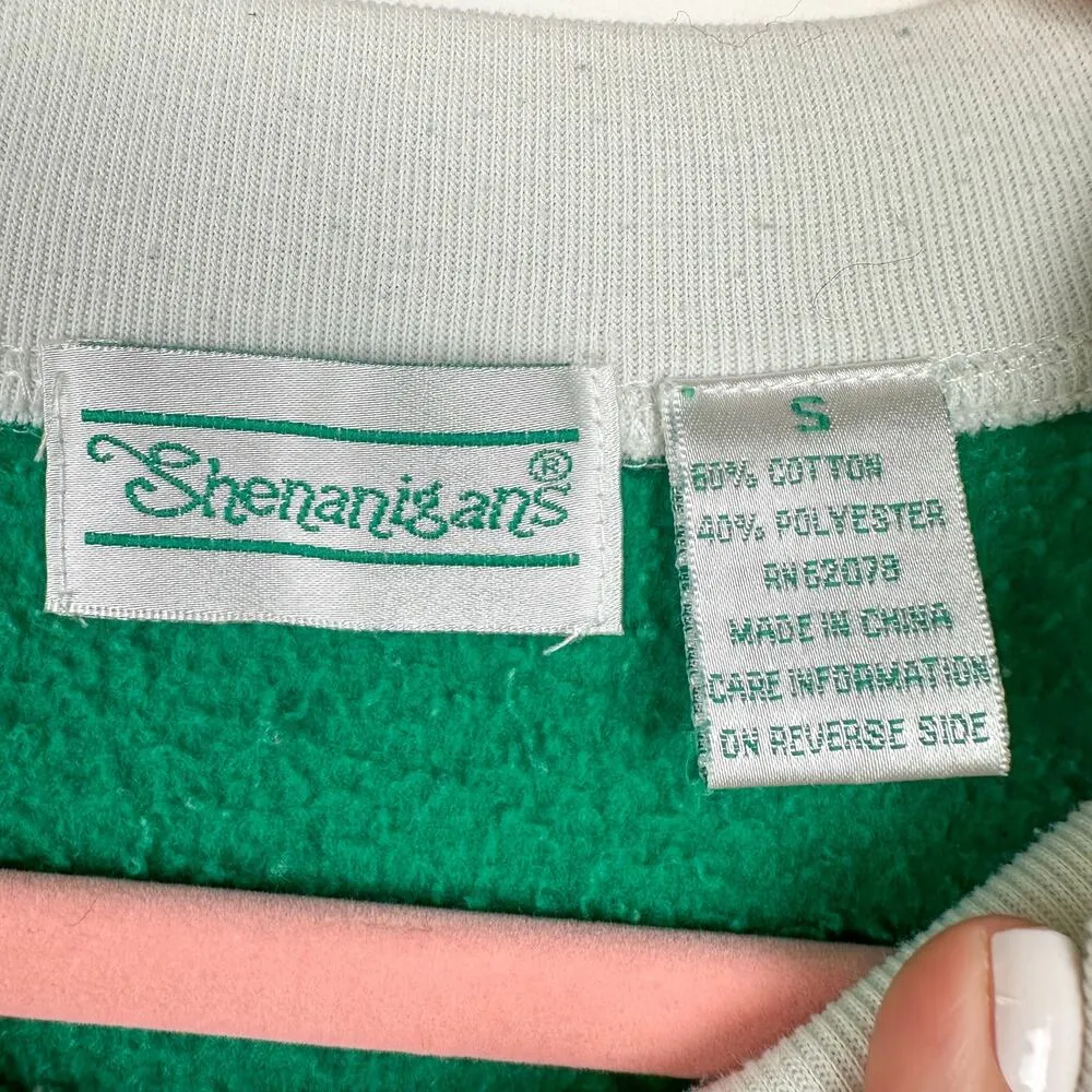 Vintage Christmas Sweater with Puppy Ugly Christmas Sweater Holiday Sweater Green - Image 4