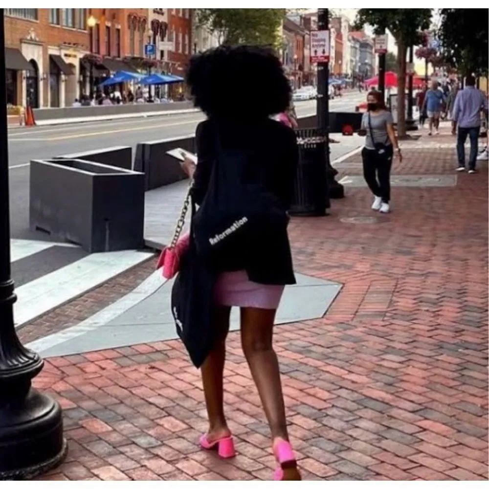 Reformation ✨ Small Black Canvas Tote Bag✨ - Image 5