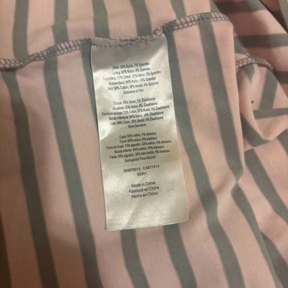 Motherhood Women's Maternity Dress Sleeveless Gray Pink Size Small - Image 8