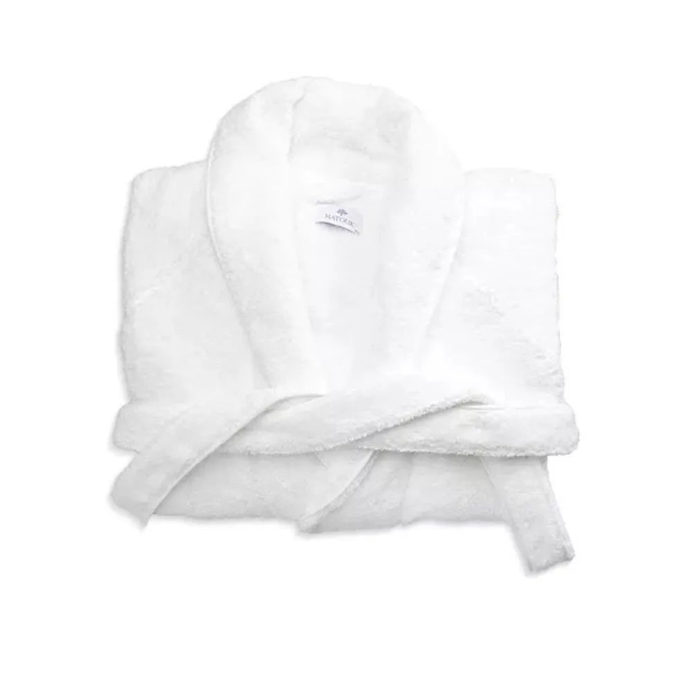 Matouk Cairo Robe White Cotton Terry - Image 4
