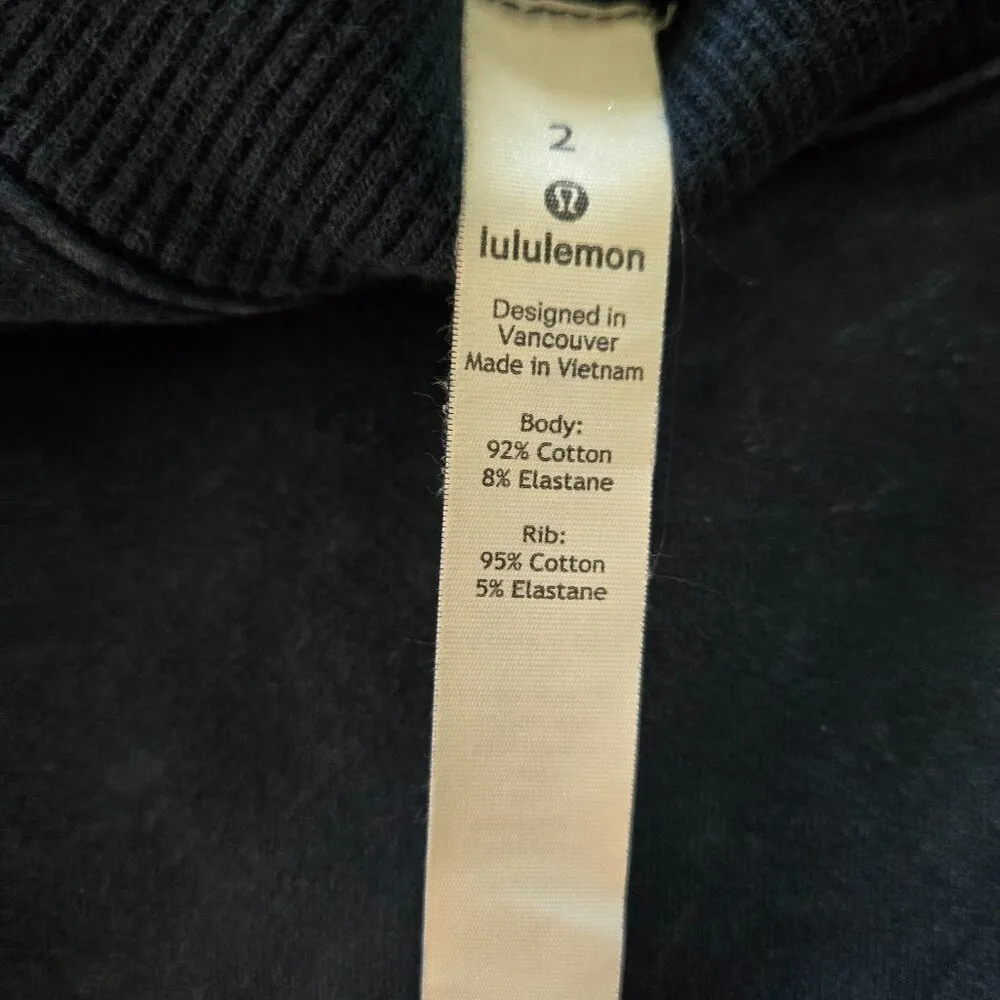 Lululemon Lululemon Ready to Roll Crew *Dye -  Acid Rubber Dye True Navy - Image 6