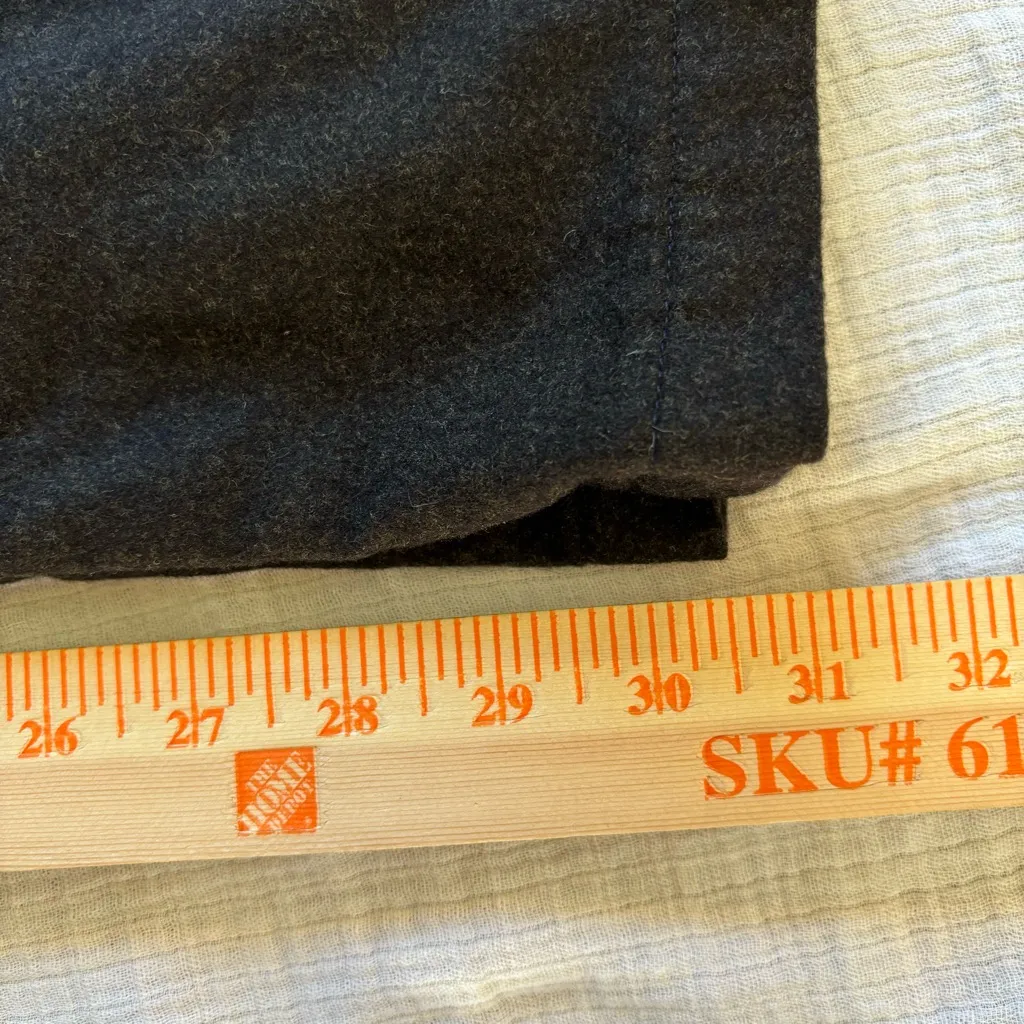 Ralph Lauren black label wool blend 5 pocket‎ trouser women’s 2, dark gray - Image 8