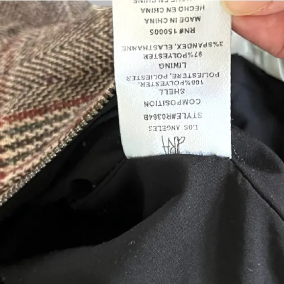 Anthropologie Dra plaid jumpsuit size M - Image 8