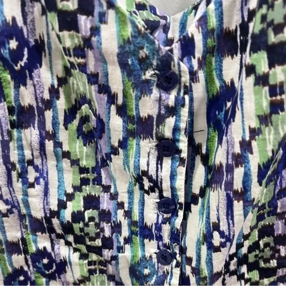 Miley Cyrus MaxAzria abstract print romper with pockets size medium - Image 6