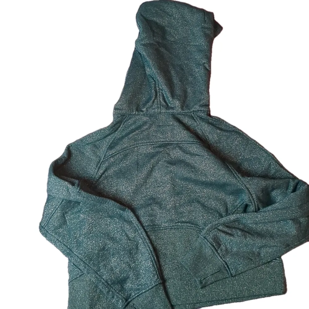 Lululemon storm teal/silver scuba oversized half zipped hoodie spark size XS/S - Image 6