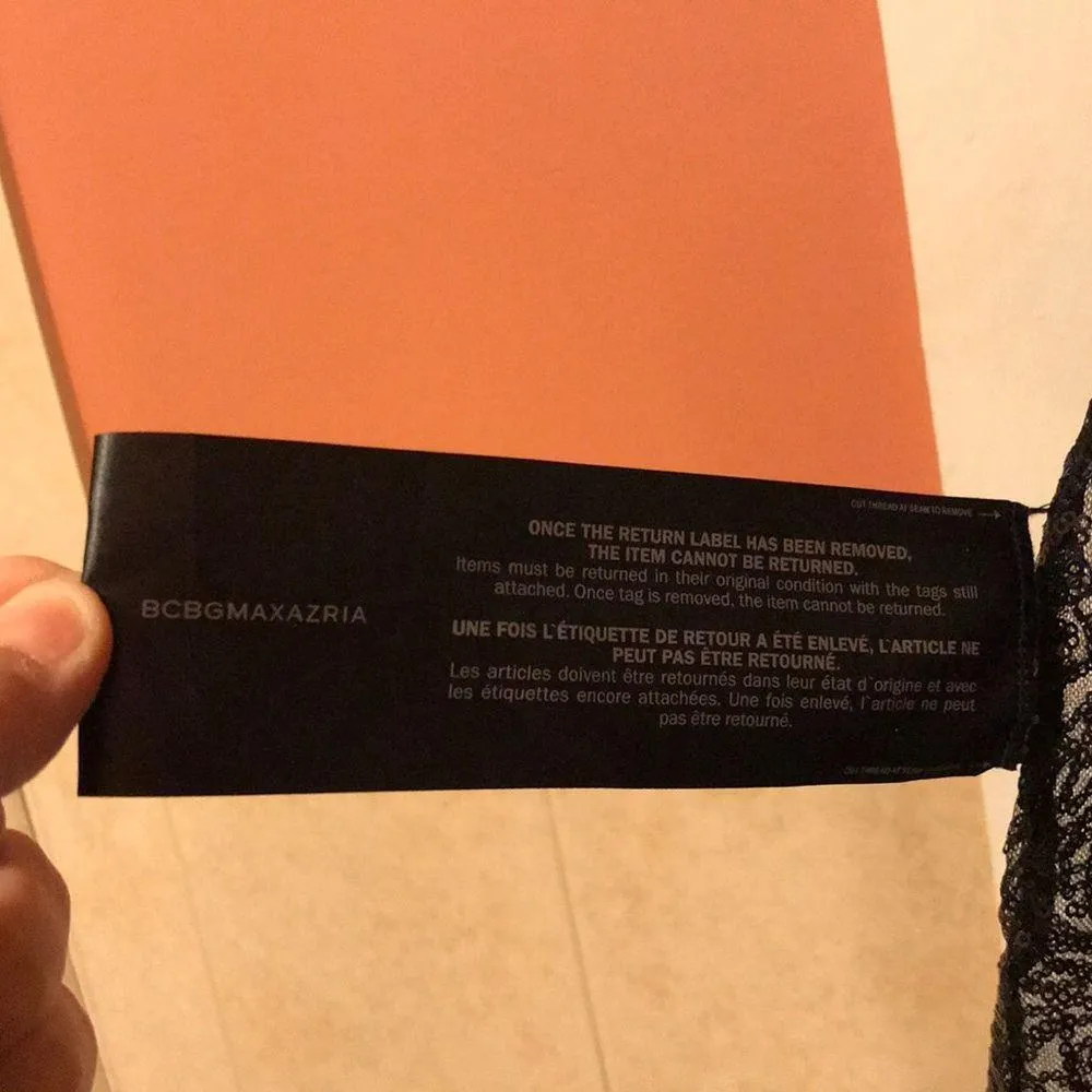 BCBGMAXAZRIA  “ little black sequin “ sheath dress - Image 3