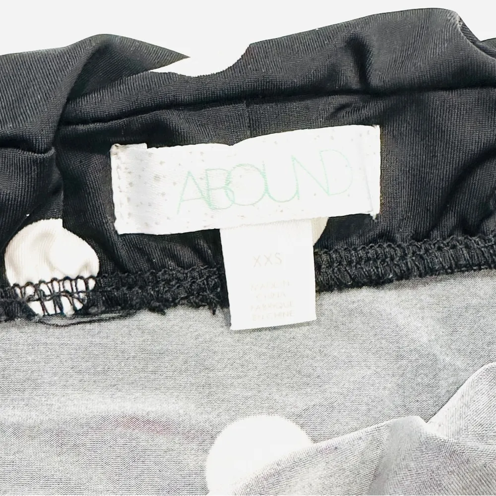 NWOT Abound Black & White Ruched Polka Dot Tube Top - Image 3