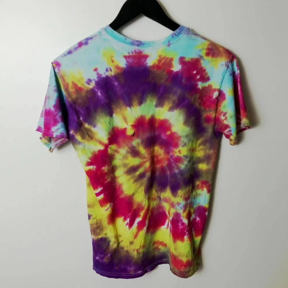 Hanes ComfortSoft Tie Dye T Shirt Adult Spiral Festival Tee Trendy Small S - Image 4
