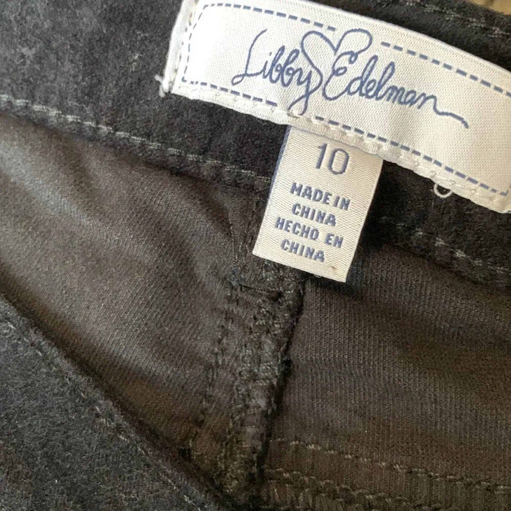 LIBBY EDELMAN black velvet style pants - Image 4