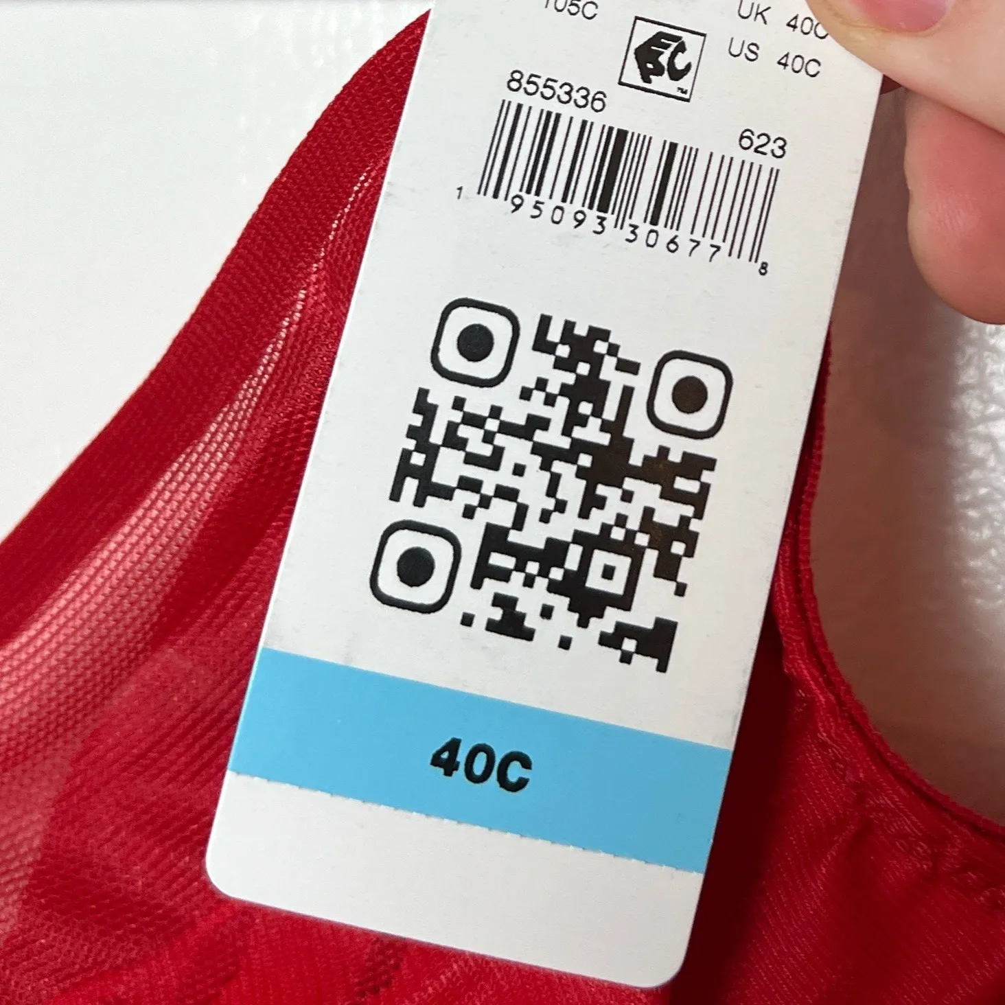 Wacoal 40C Elevated‎ Allure Underwire Bra Lift Full Coverage Red NWT - Image 4