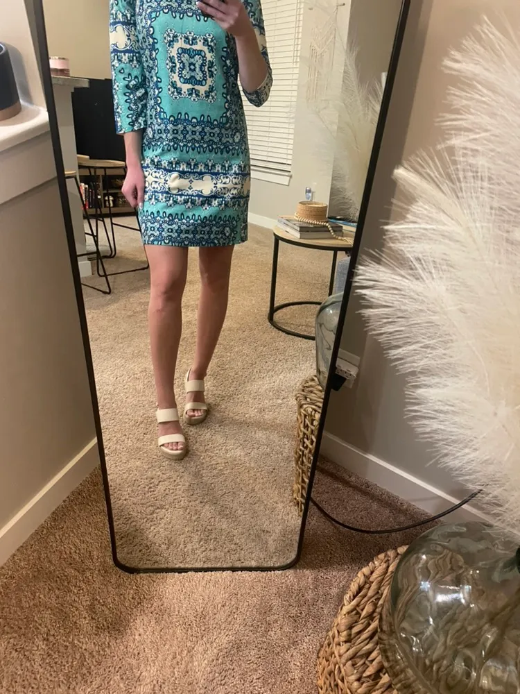 Cream Espadrilles Blue Size 6.5 - Image 6