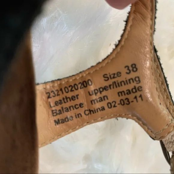 Dansko flower heels leather black‎ size 38 or 7.5/8 - Image 6