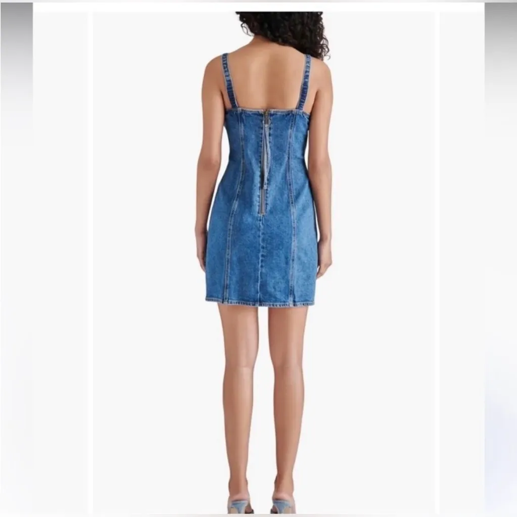 Steve Madden Denim Dress Size Large - Image 2