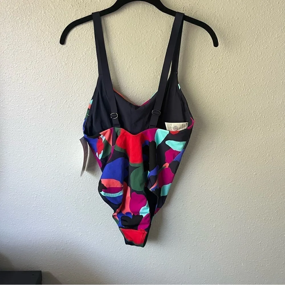 Athleta Swim Athleta Hermosa Swimsuit // Tossed Floral Dress Blue - Image 8