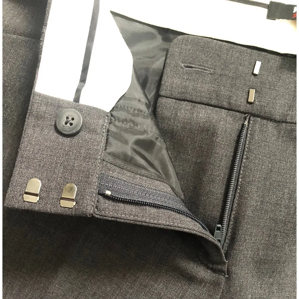 Kirkland Signature Charcoal Women’s Classic Wool Stretch Dress Pants - Image 9