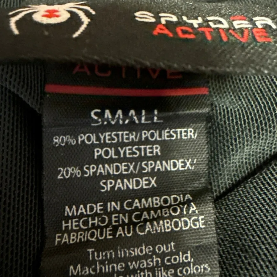 Spyder Active Women's Black Mesh Sheer Short Sleeve Activewear Tee T-shirt Top S - Image 5