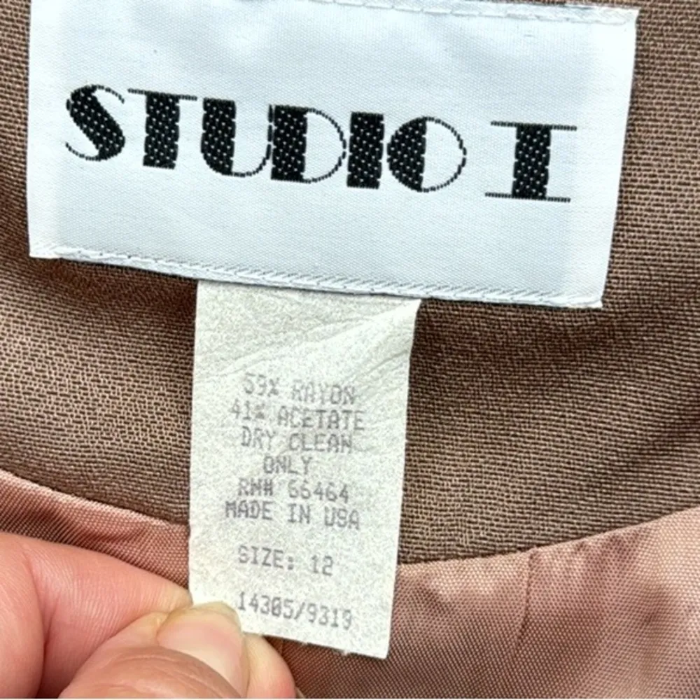 Vintage Studio I Blazer & Vest Set Brown 12 - Image 5