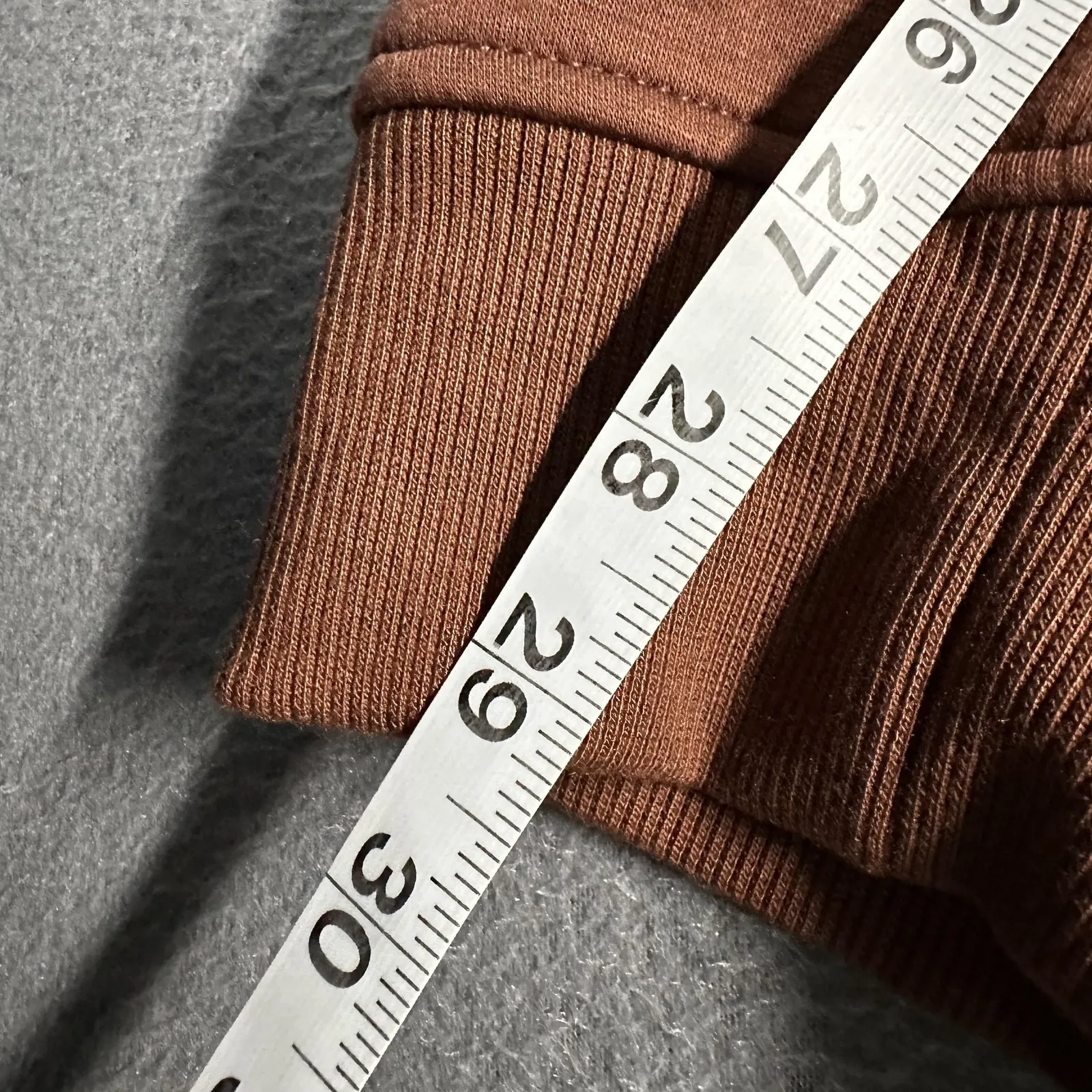 Members Mark Sherpa Lined Jogger Pants Womens XXL Brown Cinnamon Stick Fleece - Image 12