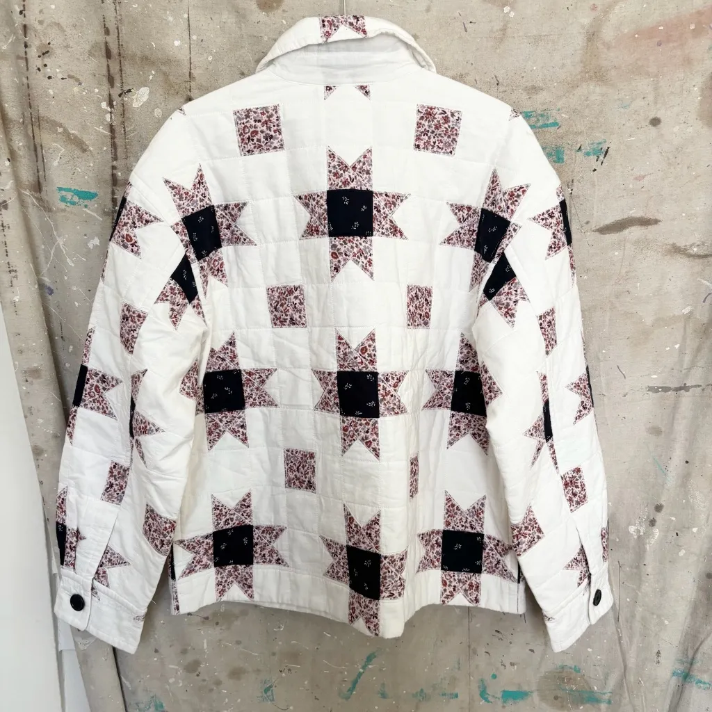 Madewell  Shirt Jacket in Patchwork Quilt - Image 4