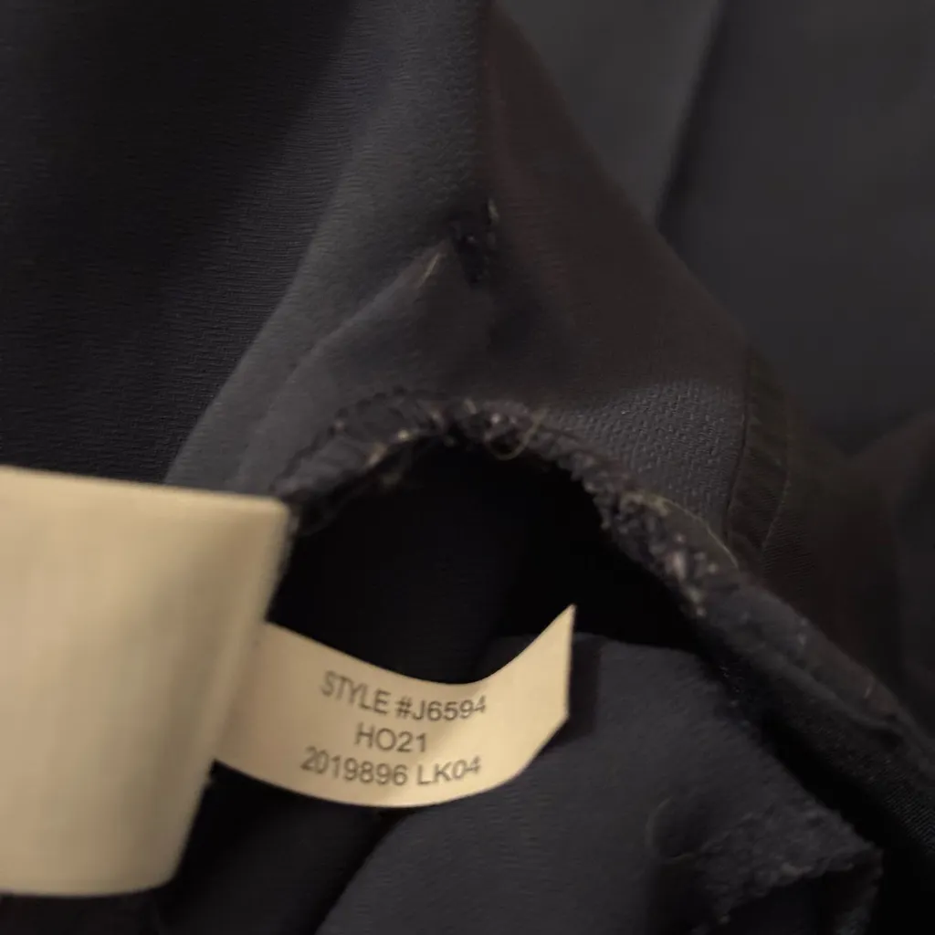 J. Crew Jamie Ankle Cropped Pull On Pants *flaw | Navy Blue | 4 - Image 8