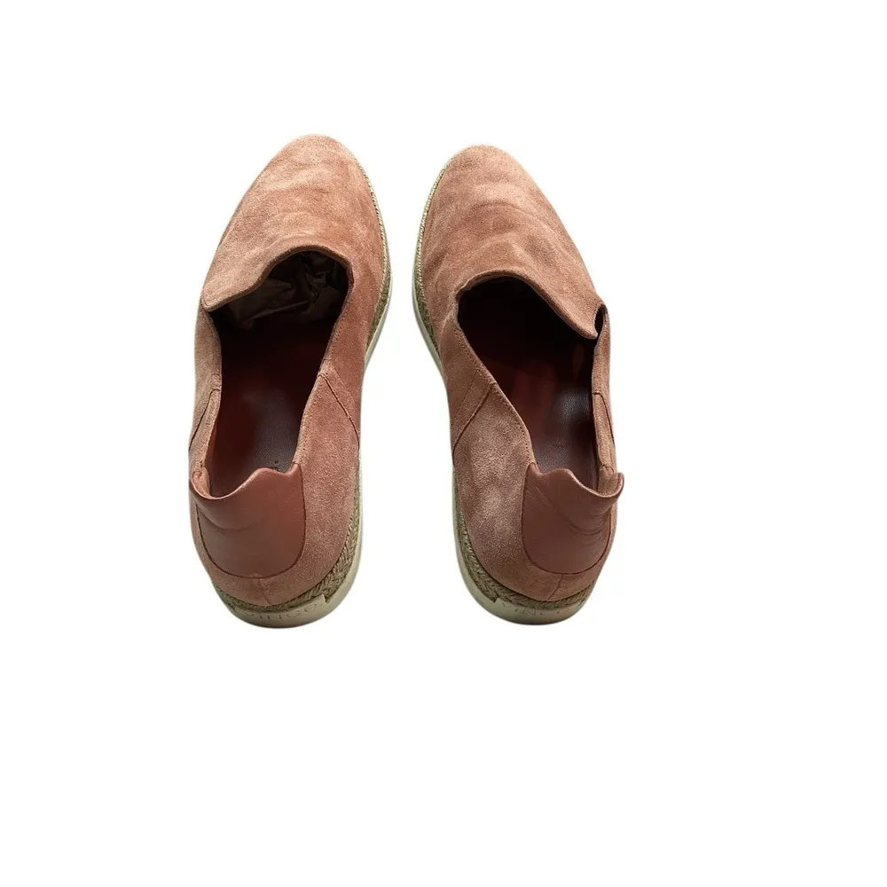 Vince Womens Suede Leather Sneakers Slip On Shoes Sz US 9m Espadrille, Terracoda - Image 4