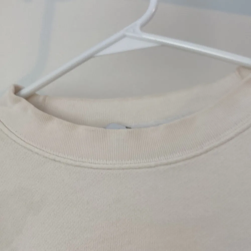 adidas Originals Trefoil Crew Sweatshirt sz S * flawed retro White - Image 6