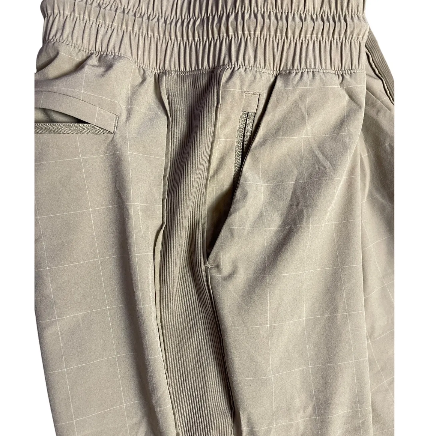 Athleta Brooklyn Textured Jogger in‎ Windowpane Taupe Size 4 - Image 11