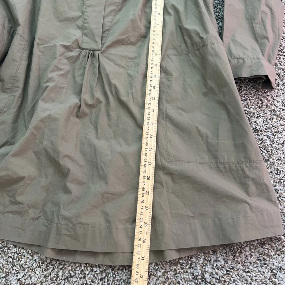 Free People Mini Dress Size Small In Kaki Color - Image 4