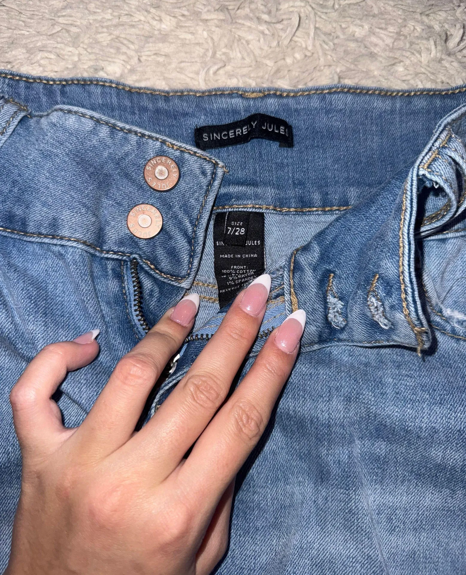 Sincerely Jules Denim Skirt - - Image 2