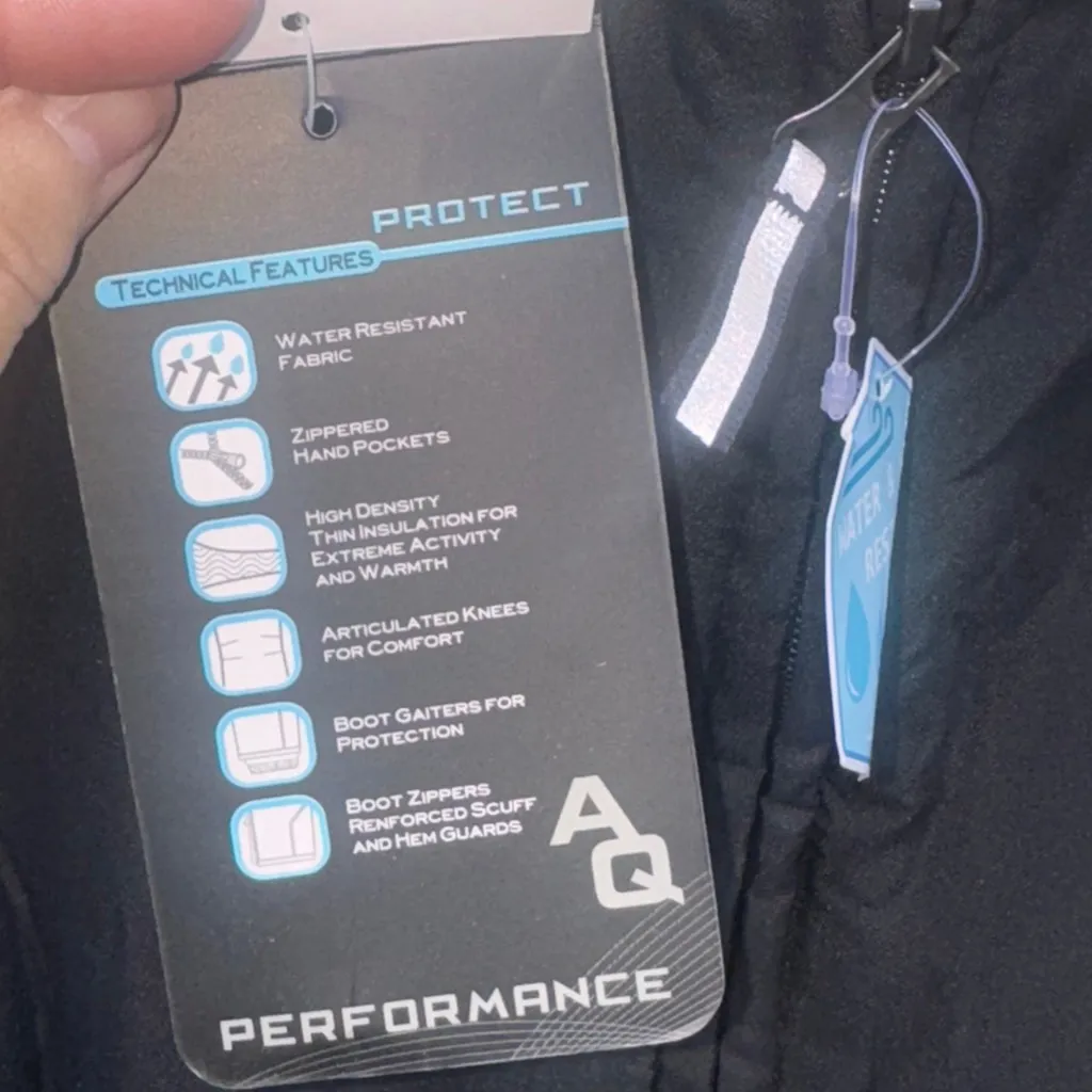 NET Arctic Quest Black Ski Bib SNOW Bib Overalls XL - Image 7