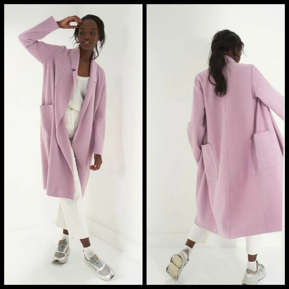 💕SOSKEN💕 Heidi Ribbed Soft Cozy Knit Duster Coat - Image 4