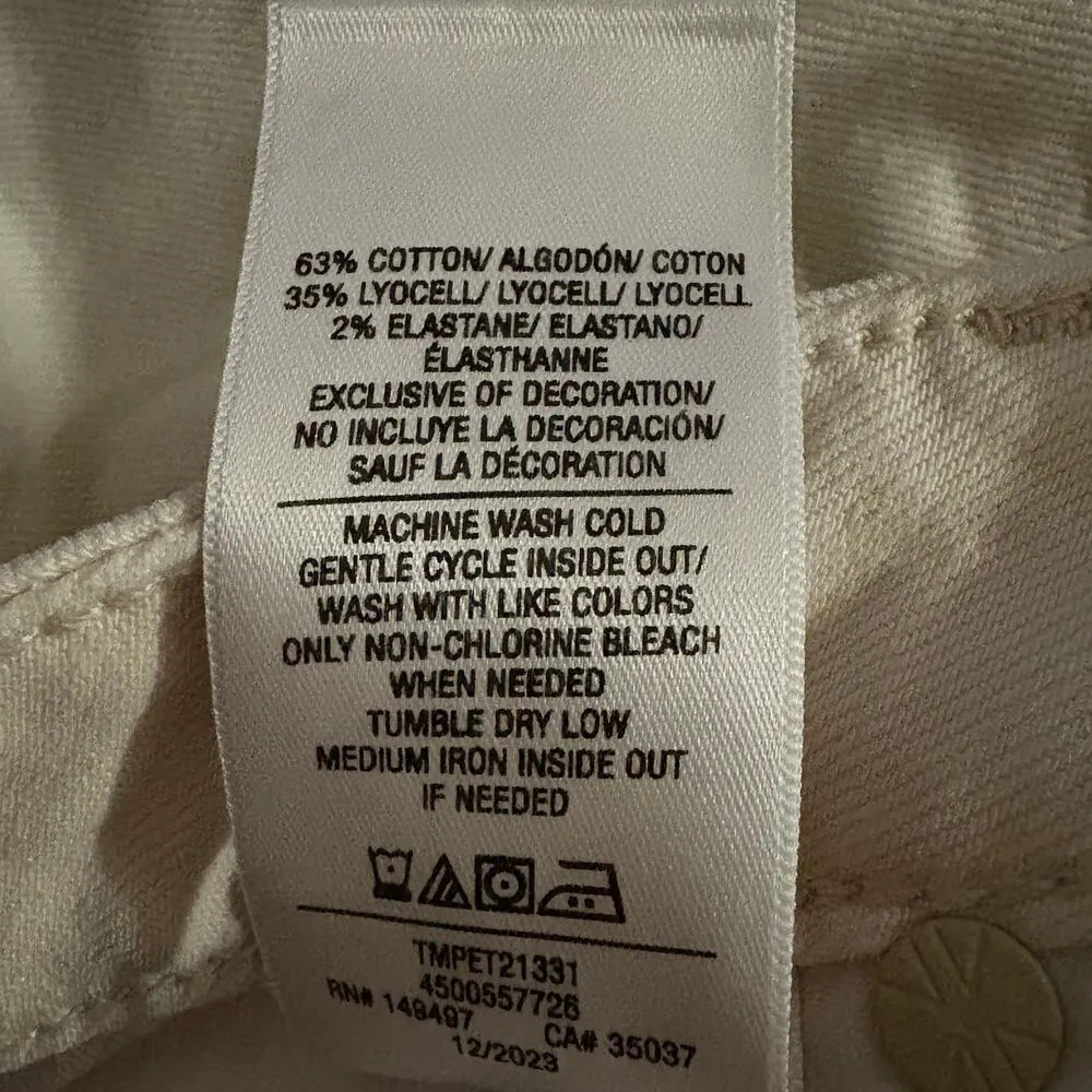 Hudson Jeans Holly High Rise Flare Barefoot Jean 29 Women’s Egret White - Image 5