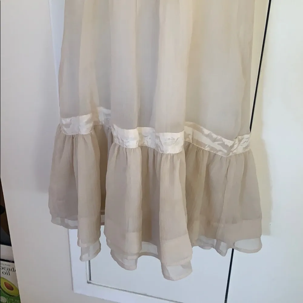 - was $30 now $14 Delias cream sleeveless tank dress straight S - Image 3