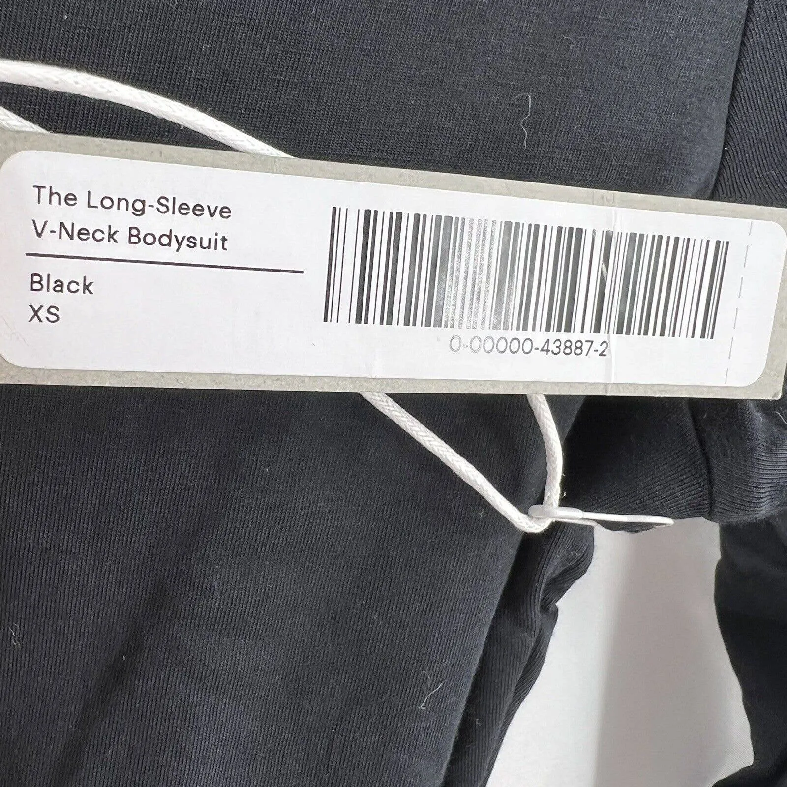 Everlane Black V Neck Bodysuit New‎ Size XS - Image 7