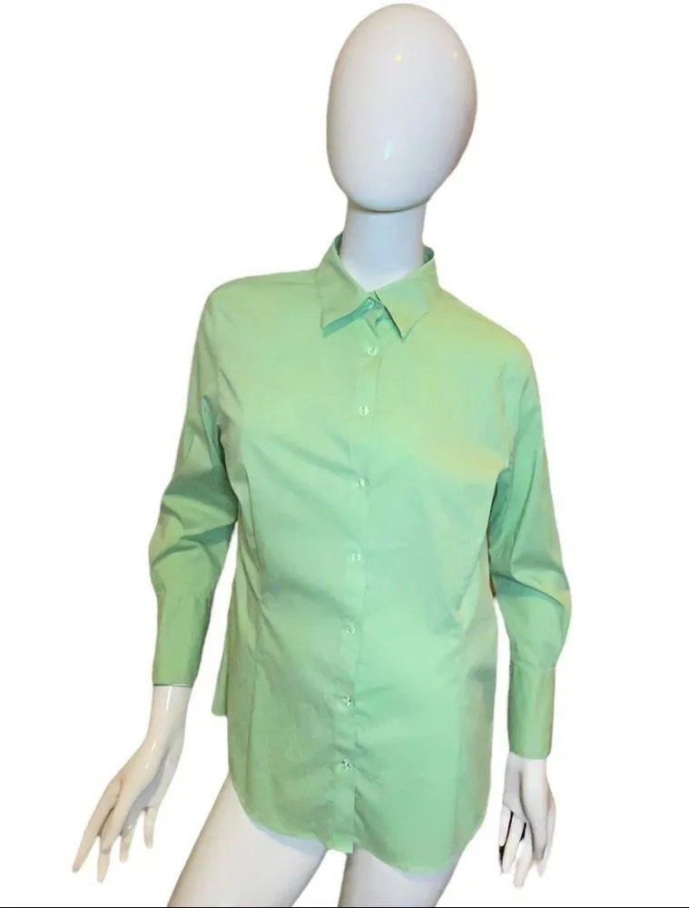 Brooks Brothers Classic Fitted Button Down Oxford Shirt Mint Green Size … - Image 1