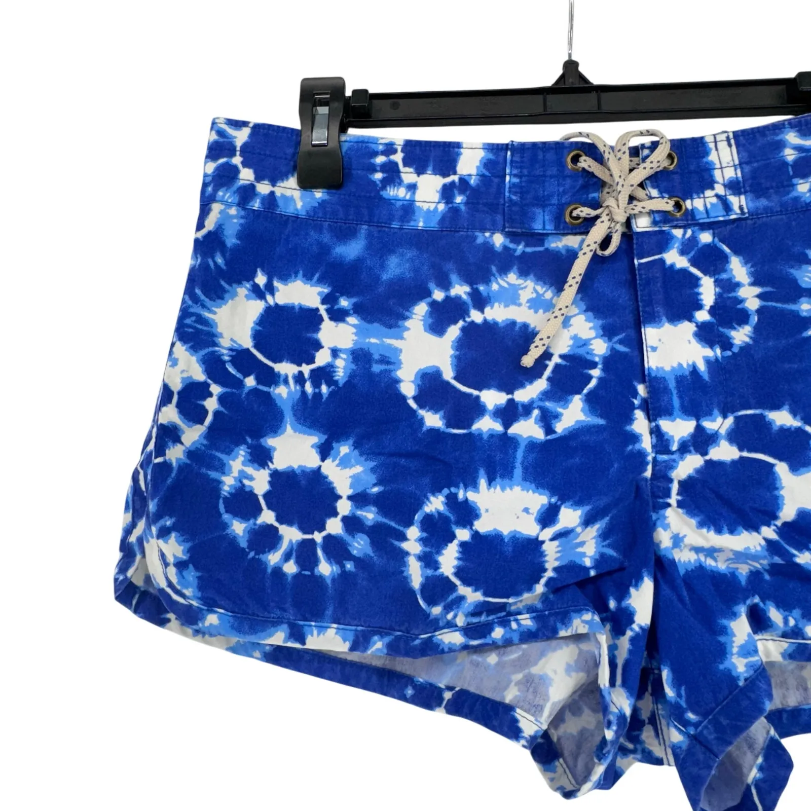 J.Crew Tie Dye Blue Board Shorts Size 12 NWT Swim Surf Beach Summer Festival - Image 5