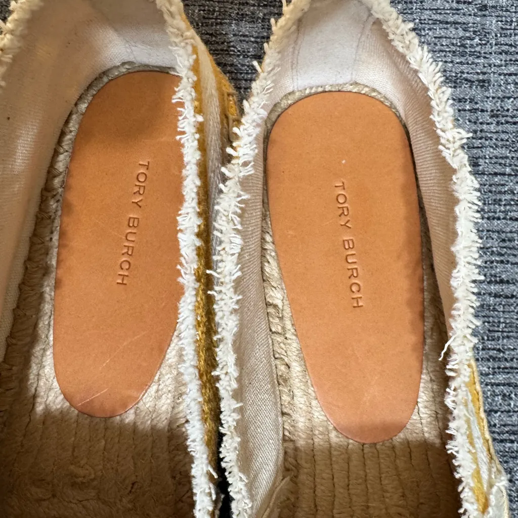 Tory Burch Women’s Fray Stripe Espadrille Flats - Image 11