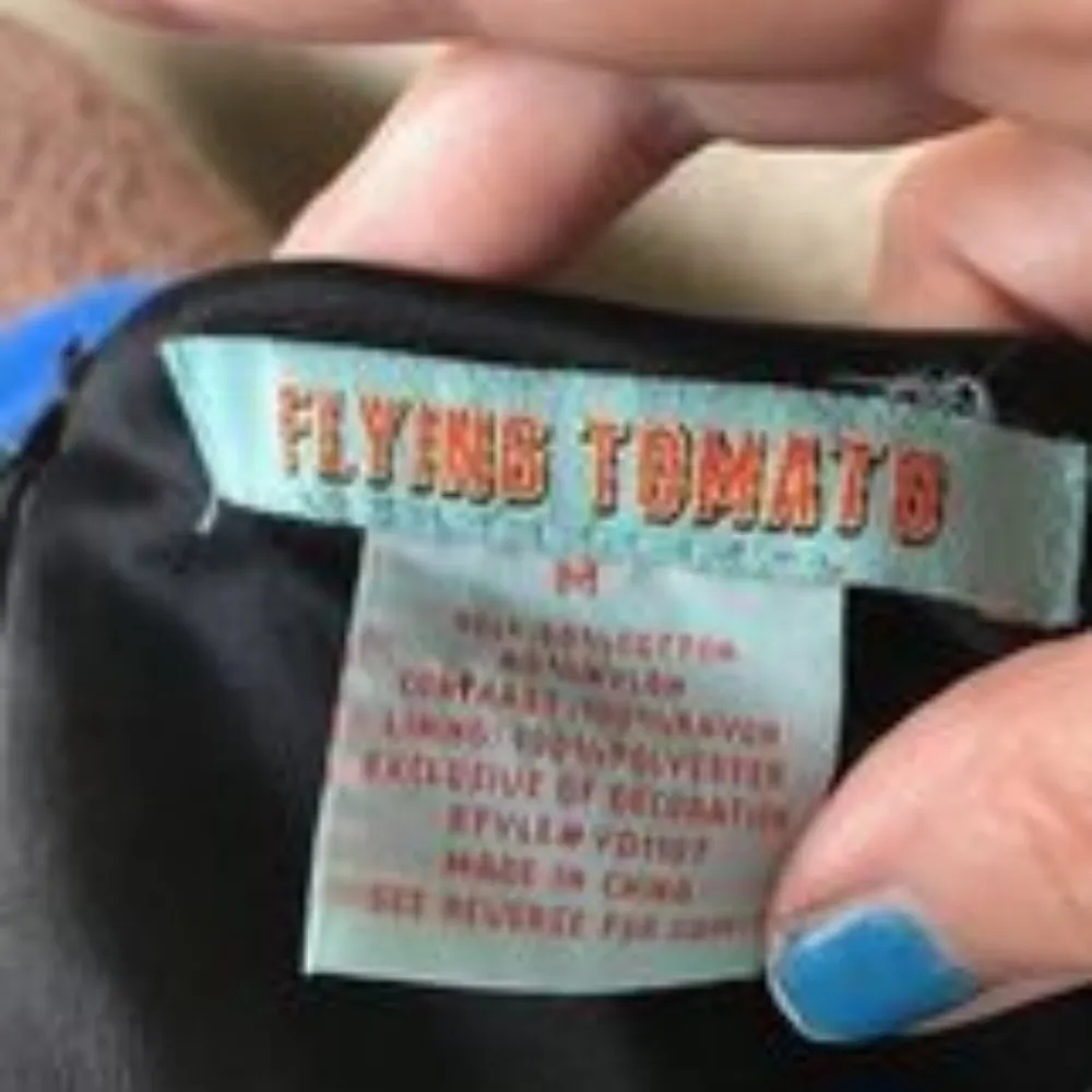 Flying Tomato Black Lacy Dress Boho Aztec Tribal - Image 6