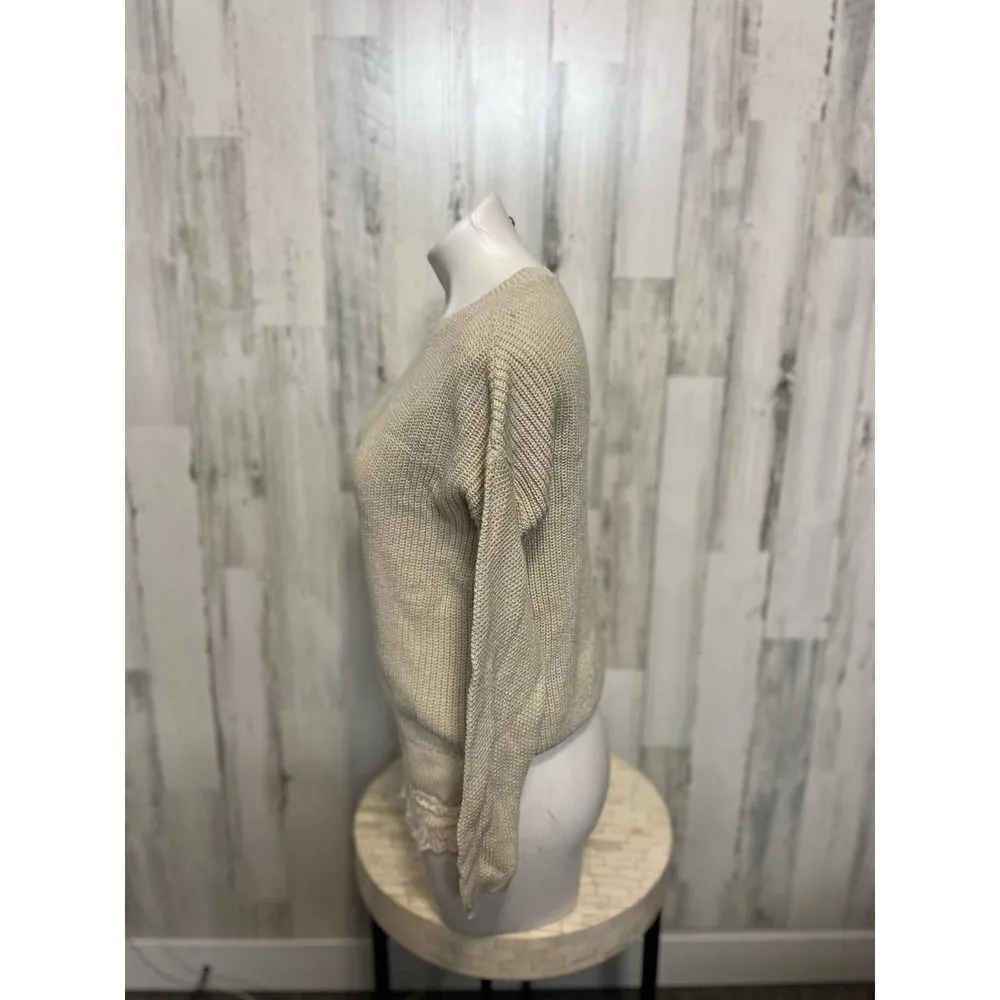 Tan sweater Size XS - Image 2