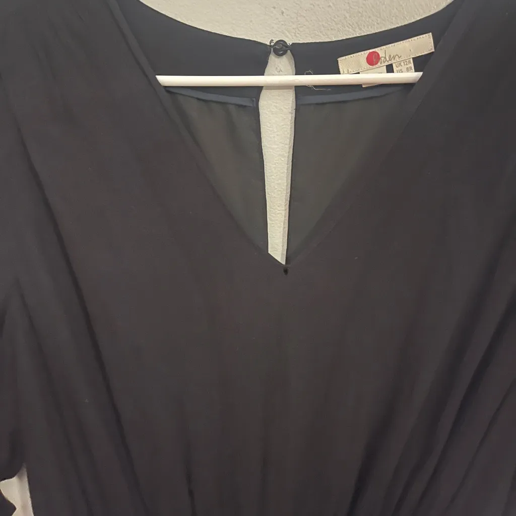 Boden Jasmine‎ Jumpsuit in Black. Size 8R Black - Image 5