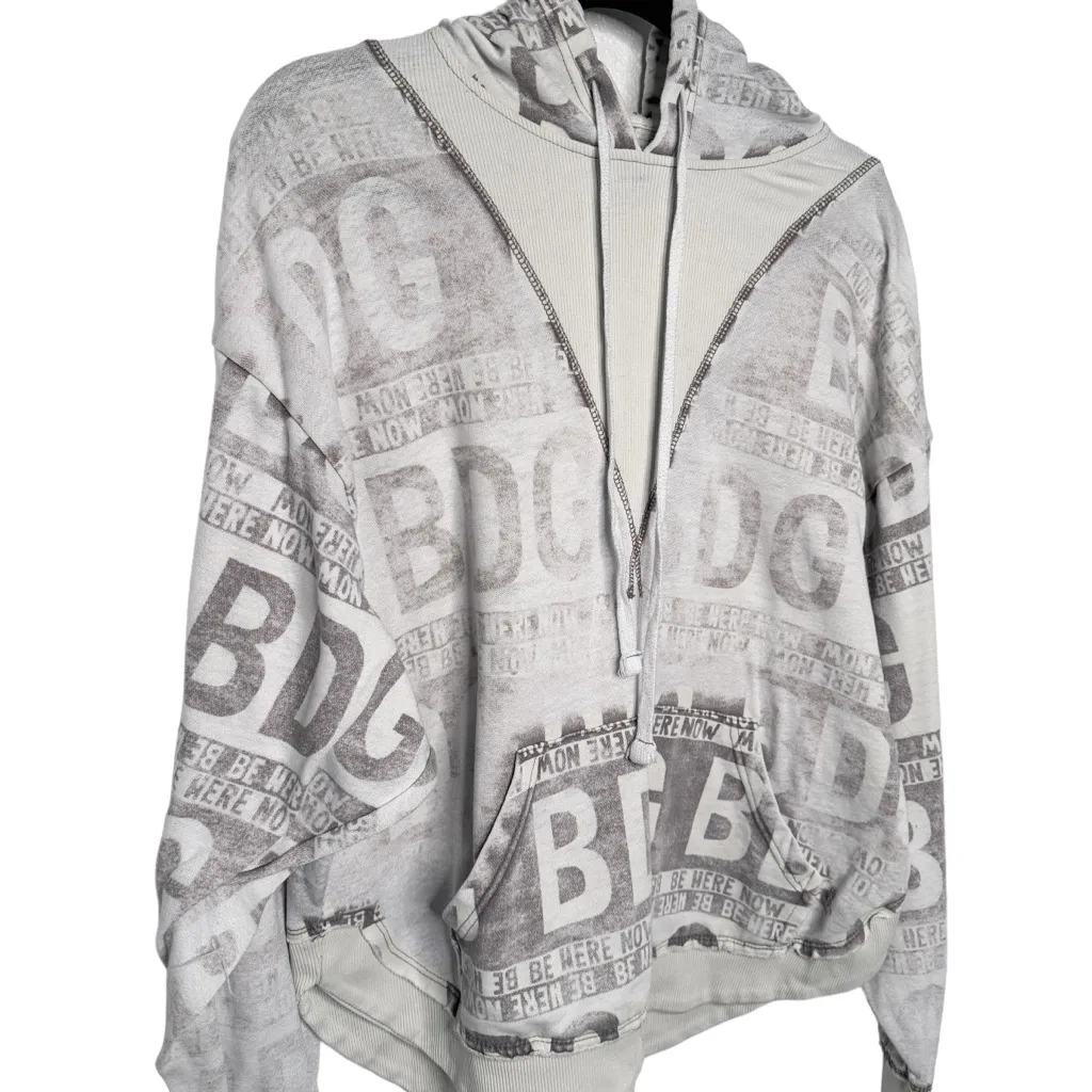 BDG URBAN OUTFITTERS AUTUMN HOODIE LOGO WASHED OUT SZ M - Image 6
