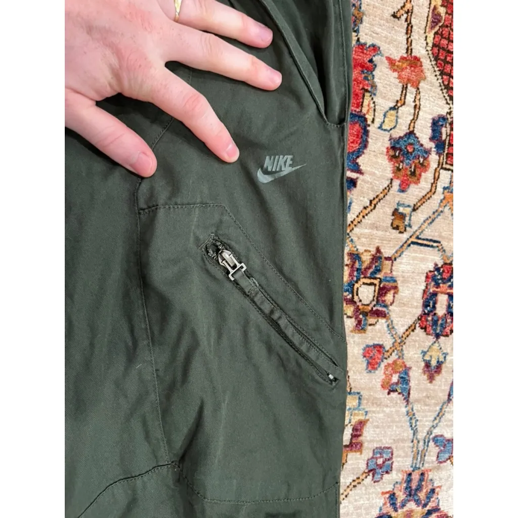 Y2k Nike Sportswear Olive Utility Cargo Pants Women’s Hiking Travel Outdoor - Image 4