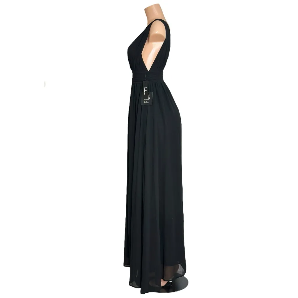 LULUS Heavenly Hues Maxi Dress, Black, XS - Image 7