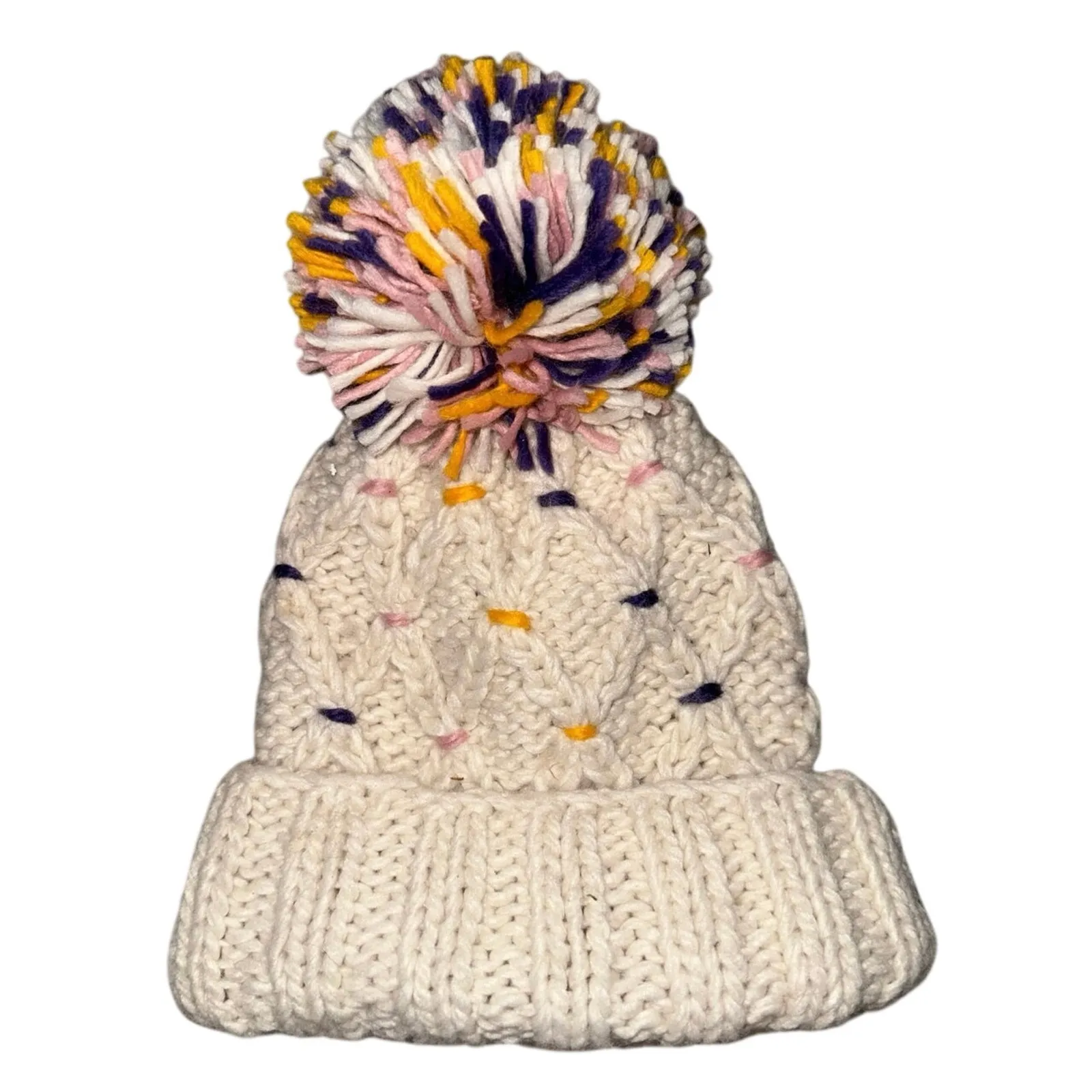 NWT acrylic Lisle Hat Ivory knit shiraleah Chicago four sisters boutique gift - Image 2