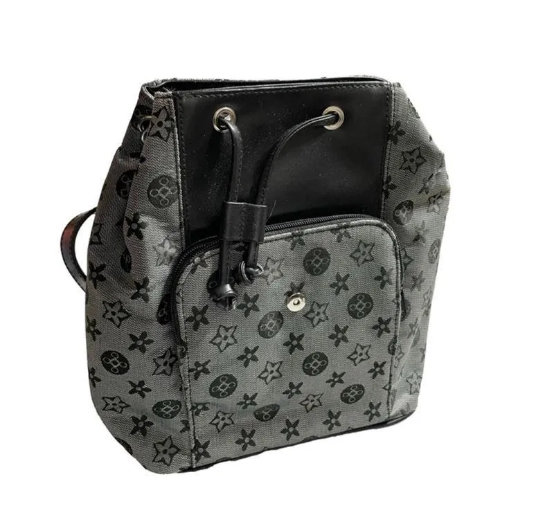 Unbranded Backpack Grey Black One size - Image 3