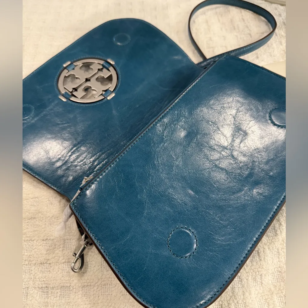 Tory Burch Convertible Miller Glazed Bag with Matching Wallet, BRAND NEW! - Image 11