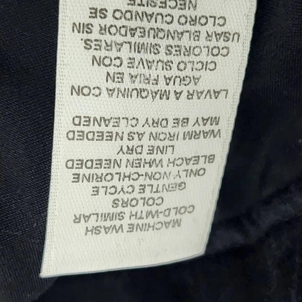 White House Black Market Black Cuffed Cotton Shorts Size 8 Preppy Black Shorts - Image 6