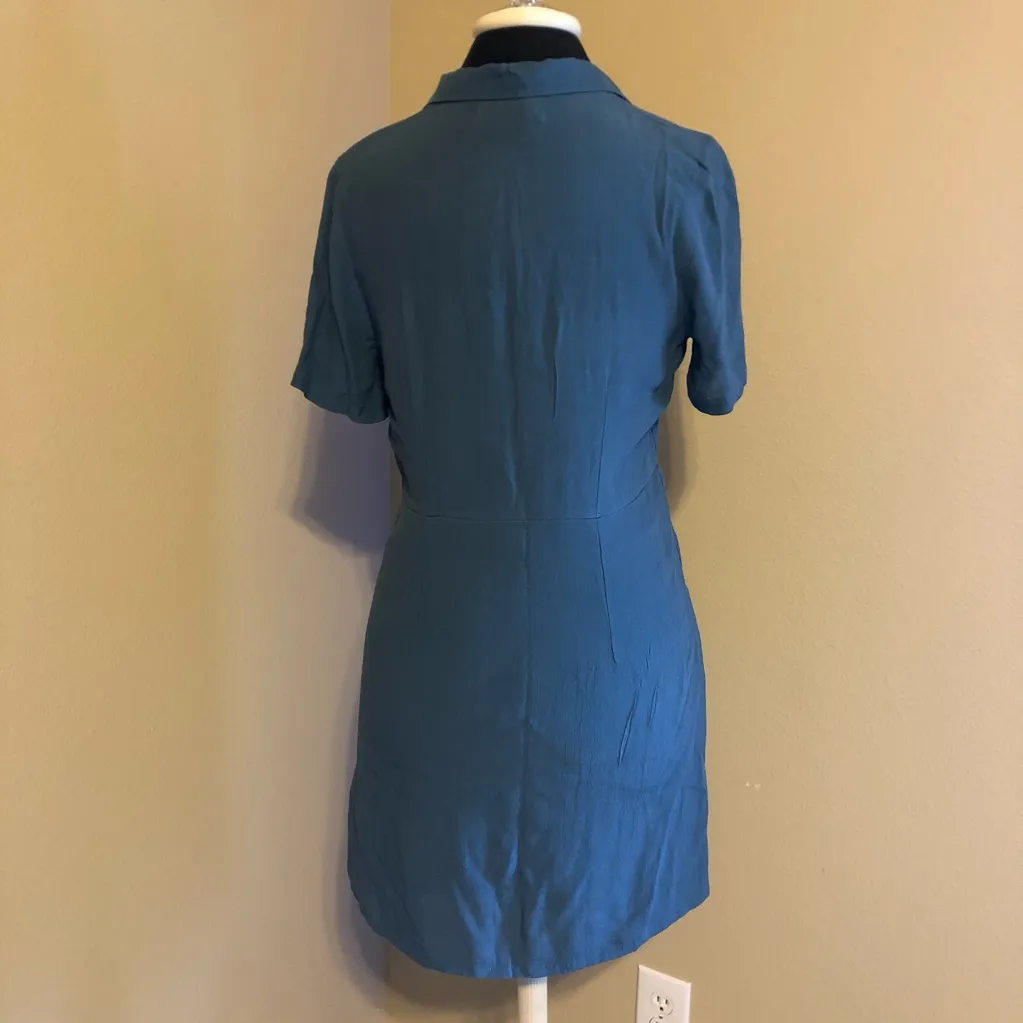 ❤️ Urban Outfitters blue button front dress - Image 2