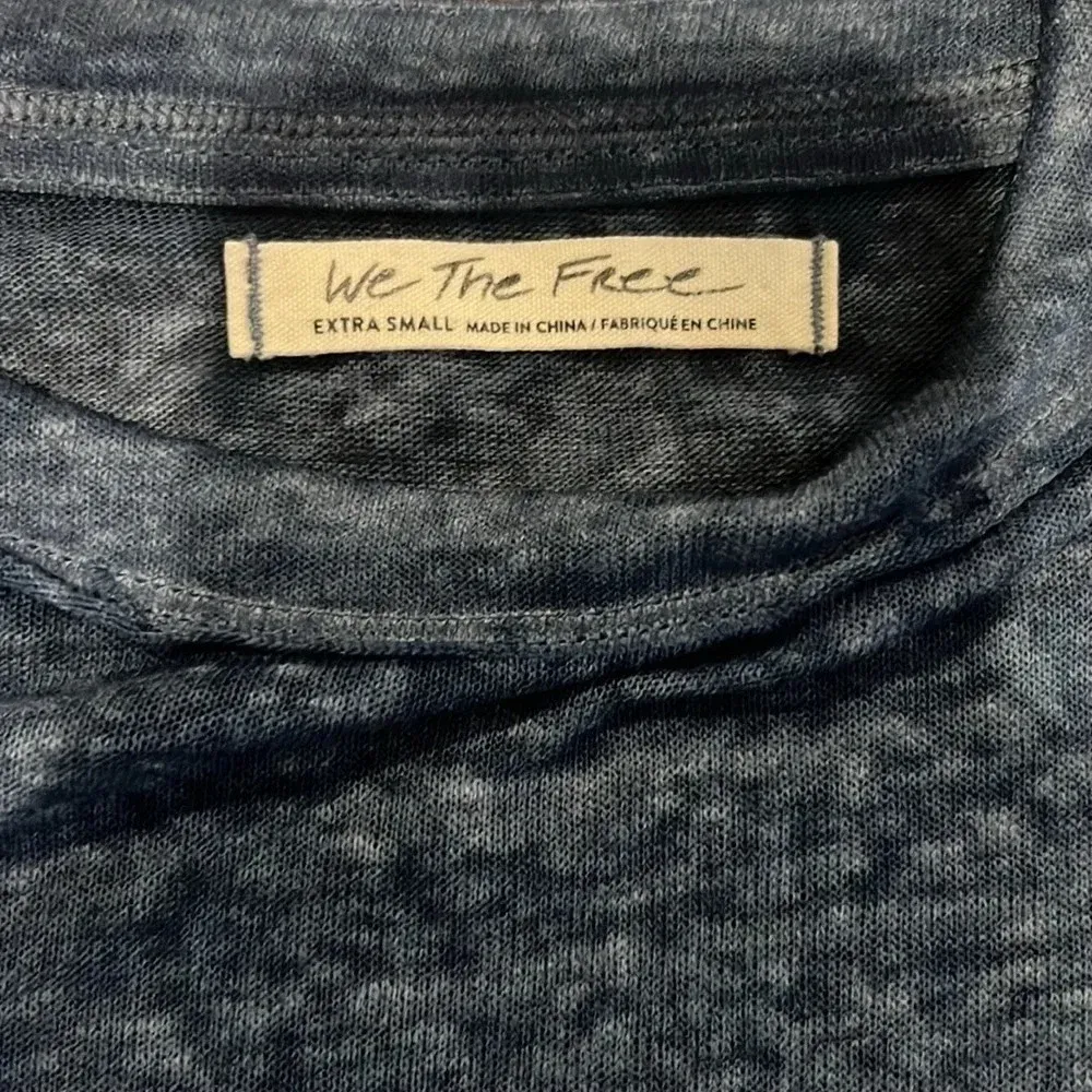 Free People We The Free Blue Chill Out top size XS - Image 5