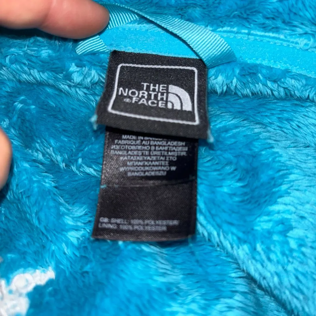 Excellent the North Face Osito Sherpa Fleece Full Zip Jacket Girl XL 18 Size S - Image 4